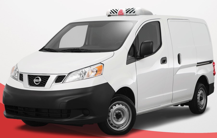 Unité ATC Série 10 installée sur une fourgonnette Nissan NV200 — Réfrigération Leduc & Fils